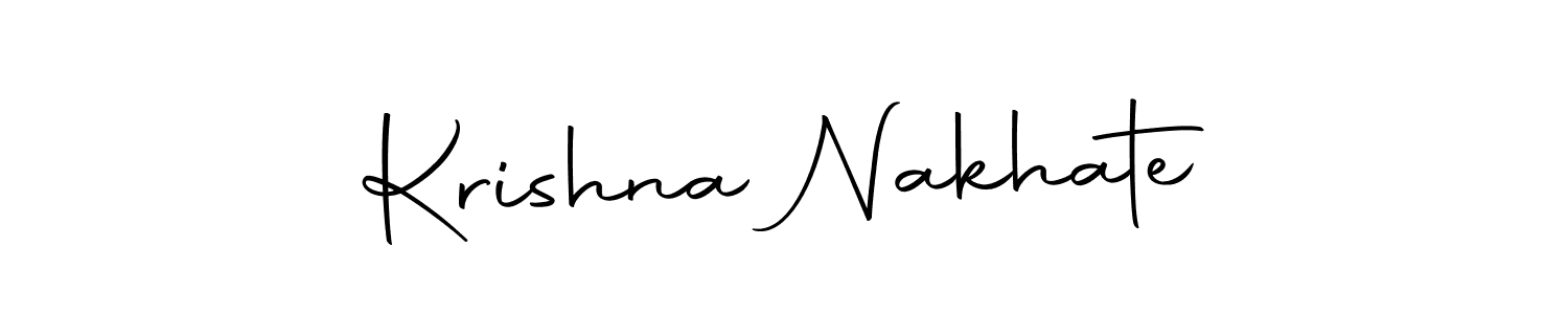 Make a beautiful signature design for name Krishna Nakhate. Use this online signature maker to create a handwritten signature for free. Krishna Nakhate signature style 10 images and pictures png