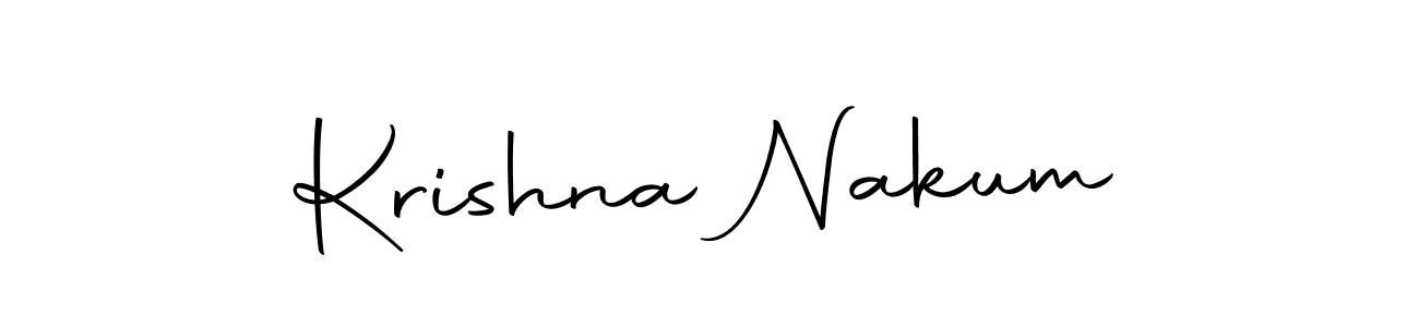 Make a beautiful signature design for name Krishna Nakum. With this signature (Autography-DOLnW) style, you can create a handwritten signature for free. Krishna Nakum signature style 10 images and pictures png