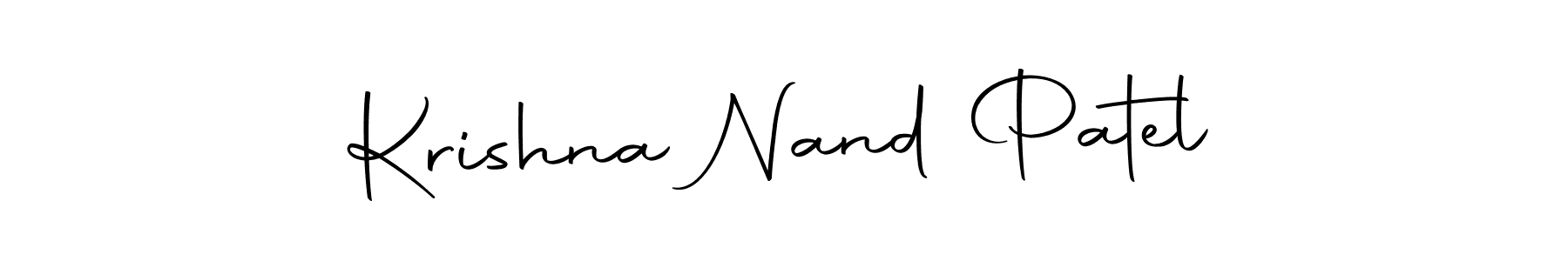 Also we have Krishna Nand Patel name is the best signature style. Create professional handwritten signature collection using Autography-DOLnW autograph style. Krishna Nand Patel signature style 10 images and pictures png