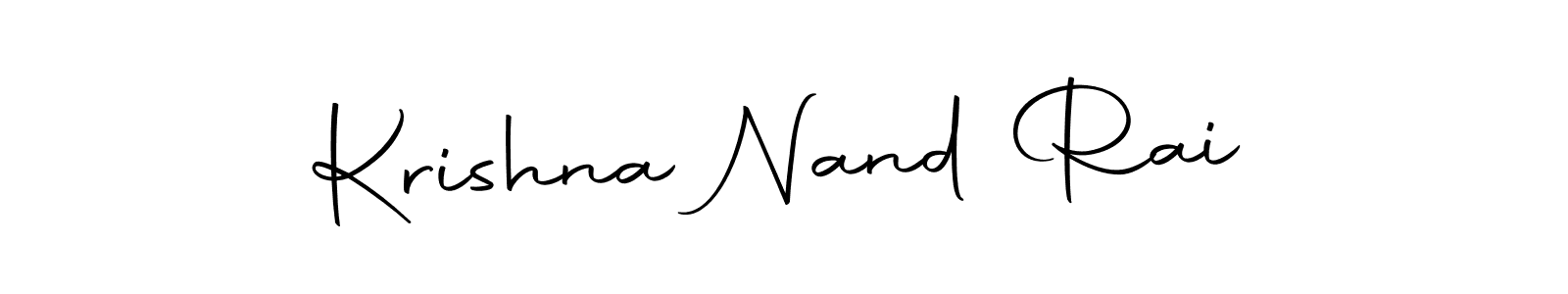 Also we have Krishna Nand Rai name is the best signature style. Create professional handwritten signature collection using Autography-DOLnW autograph style. Krishna Nand Rai signature style 10 images and pictures png
