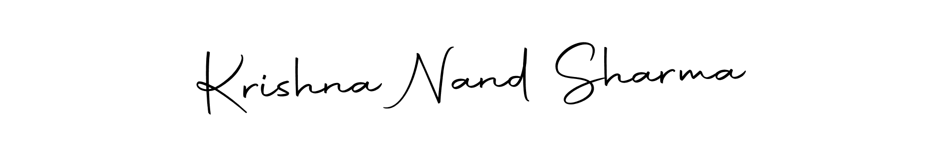 Here are the top 10 professional signature styles for the name Krishna Nand Sharma. These are the best autograph styles you can use for your name. Krishna Nand Sharma signature style 10 images and pictures png