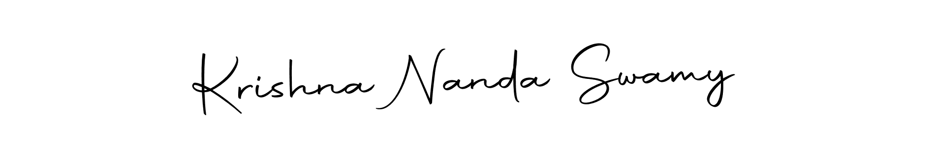 Here are the top 10 professional signature styles for the name Krishna Nanda Swamy. These are the best autograph styles you can use for your name. Krishna Nanda Swamy signature style 10 images and pictures png