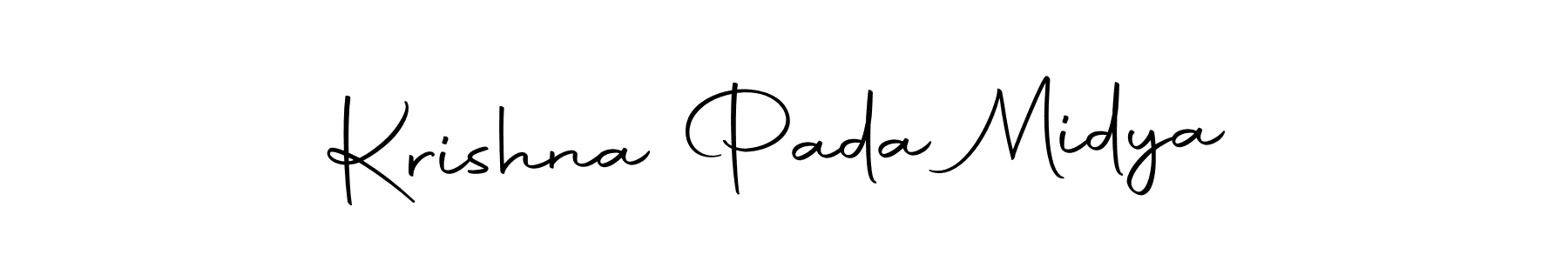 Make a beautiful signature design for name Krishna Pada Midya. With this signature (Autography-DOLnW) style, you can create a handwritten signature for free. Krishna Pada Midya signature style 10 images and pictures png