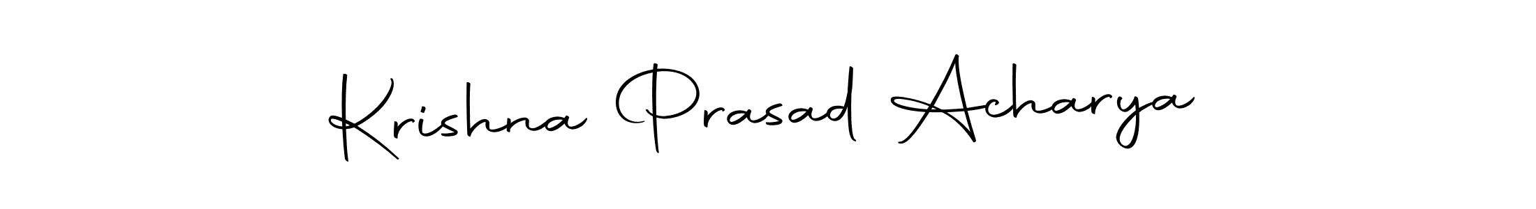 Design your own signature with our free online signature maker. With this signature software, you can create a handwritten (Autography-DOLnW) signature for name Krishna Prasad Acharya. Krishna Prasad Acharya signature style 10 images and pictures png