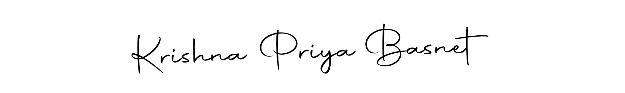 Design your own signature with our free online signature maker. With this signature software, you can create a handwritten (Autography-DOLnW) signature for name Krishna Priya Basnet. Krishna Priya Basnet signature style 10 images and pictures png