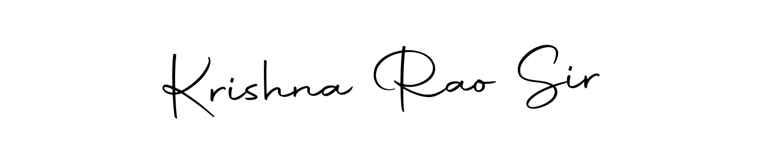 You should practise on your own different ways (Autography-DOLnW) to write your name (Krishna Rao Sir) in signature. don't let someone else do it for you. Krishna Rao Sir signature style 10 images and pictures png
