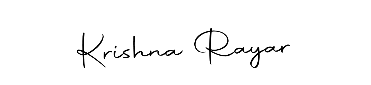 How to make Krishna Rayar name signature. Use Autography-DOLnW style for creating short signs online. This is the latest handwritten sign. Krishna Rayar signature style 10 images and pictures png