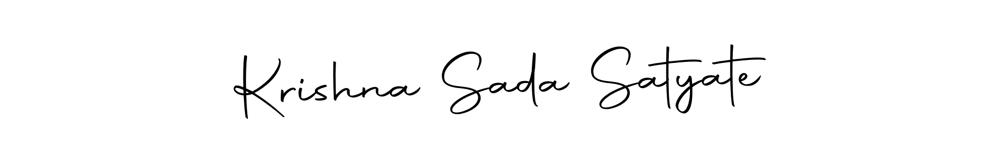 Create a beautiful signature design for name Krishna Sada Satyate. With this signature (Autography-DOLnW) fonts, you can make a handwritten signature for free. Krishna Sada Satyate signature style 10 images and pictures png