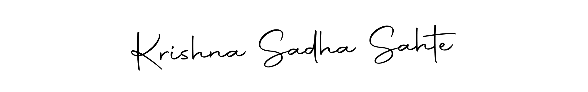 Krishna Sadha Sahte stylish signature style. Best Handwritten Sign (Autography-DOLnW) for my name. Handwritten Signature Collection Ideas for my name Krishna Sadha Sahte. Krishna Sadha Sahte signature style 10 images and pictures png
