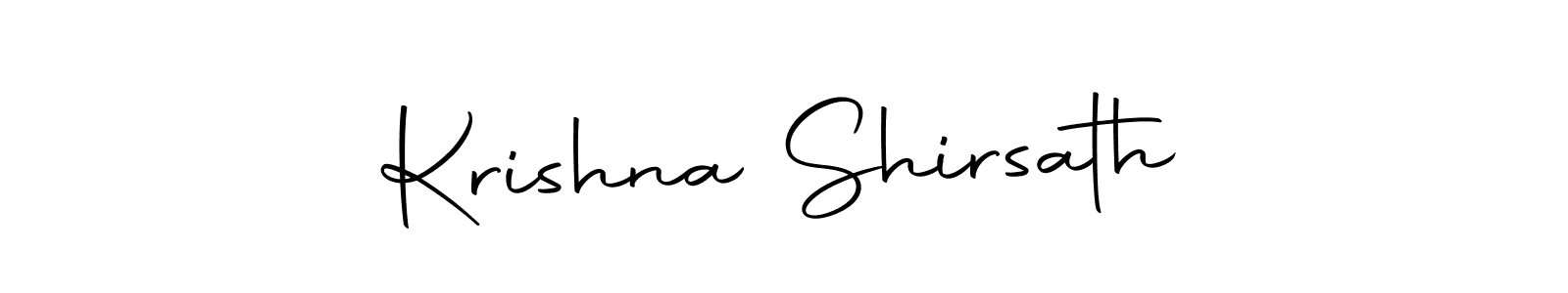 Create a beautiful signature design for name Krishna Shirsath. With this signature (Autography-DOLnW) fonts, you can make a handwritten signature for free. Krishna Shirsath signature style 10 images and pictures png