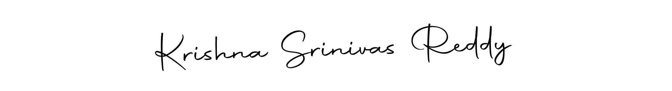 Make a beautiful signature design for name Krishna Srinivas Reddy. With this signature (Autography-DOLnW) style, you can create a handwritten signature for free. Krishna Srinivas Reddy signature style 10 images and pictures png