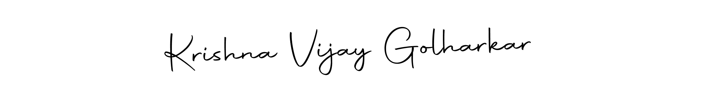 This is the best signature style for the Krishna Vijay Golharkar name. Also you like these signature font (Autography-DOLnW). Mix name signature. Krishna Vijay Golharkar signature style 10 images and pictures png