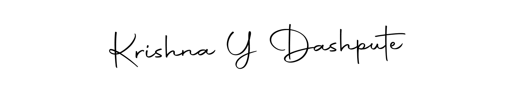 Also we have Krishna Y Dashpute name is the best signature style. Create professional handwritten signature collection using Autography-DOLnW autograph style. Krishna Y Dashpute signature style 10 images and pictures png
