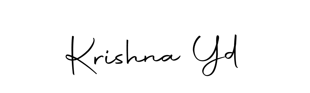 Create a beautiful signature design for name Krishna Yd. With this signature (Autography-DOLnW) fonts, you can make a handwritten signature for free. Krishna Yd signature style 10 images and pictures png
