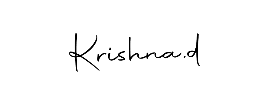 Autography-DOLnW is a professional signature style that is perfect for those who want to add a touch of class to their signature. It is also a great choice for those who want to make their signature more unique. Get Krishna.d name to fancy signature for free. Krishna.d signature style 10 images and pictures png