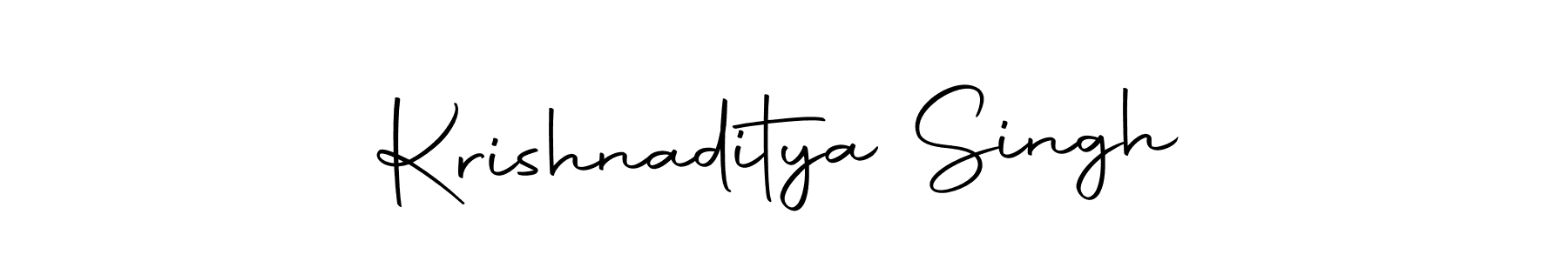 Design your own signature with our free online signature maker. With this signature software, you can create a handwritten (Autography-DOLnW) signature for name Krishnaditya Singh. Krishnaditya Singh signature style 10 images and pictures png