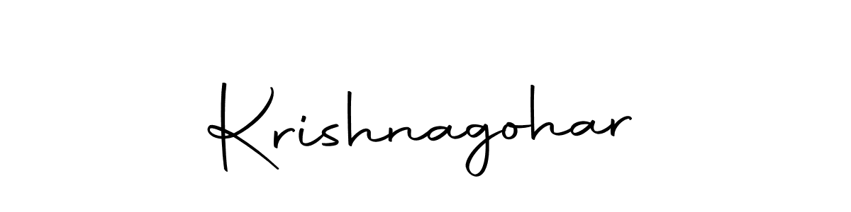 How to make Krishnagohar signature? Autography-DOLnW is a professional autograph style. Create handwritten signature for Krishnagohar name. Krishnagohar signature style 10 images and pictures png