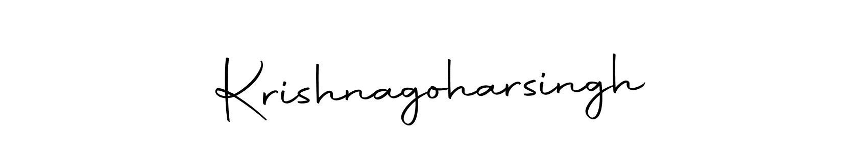Make a short Krishnagoharsingh signature style. Manage your documents anywhere anytime using Autography-DOLnW. Create and add eSignatures, submit forms, share and send files easily. Krishnagoharsingh signature style 10 images and pictures png