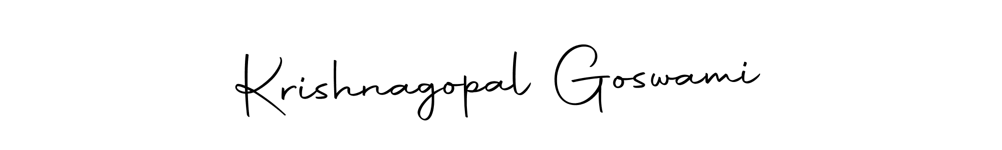Create a beautiful signature design for name Krishnagopal Goswami. With this signature (Autography-DOLnW) fonts, you can make a handwritten signature for free. Krishnagopal Goswami signature style 10 images and pictures png
