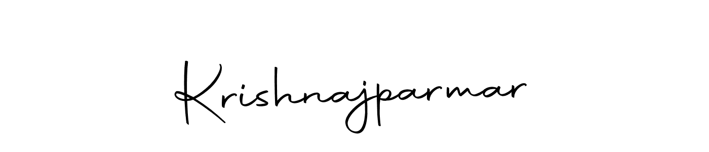 How to make Krishnajparmar signature? Autography-DOLnW is a professional autograph style. Create handwritten signature for Krishnajparmar name. Krishnajparmar signature style 10 images and pictures png