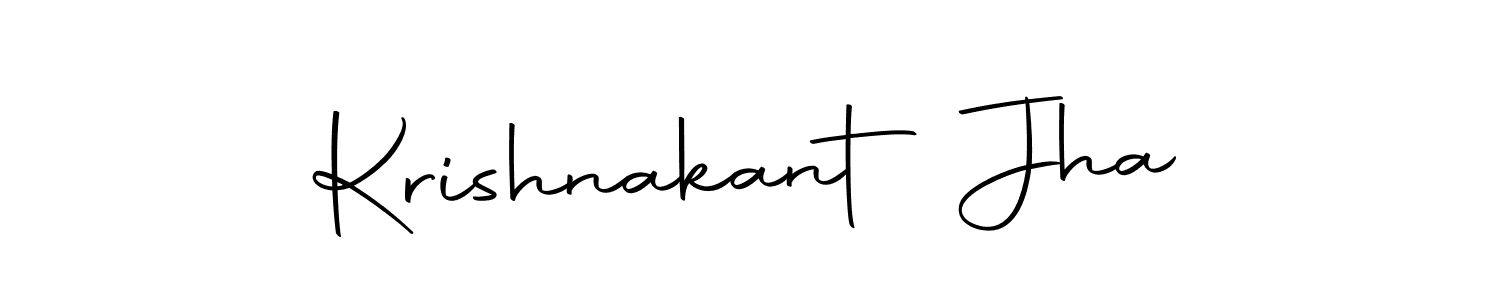 You should practise on your own different ways (Autography-DOLnW) to write your name (Krishnakant Jha) in signature. don't let someone else do it for you. Krishnakant Jha signature style 10 images and pictures png