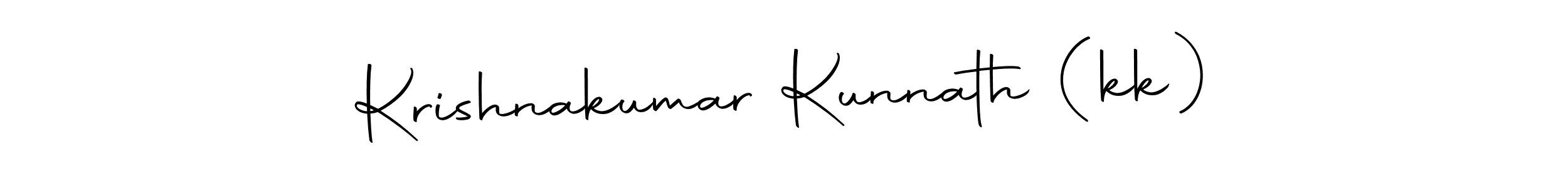 Make a short Krishnakumar Kunnath (kk) signature style. Manage your documents anywhere anytime using Autography-DOLnW. Create and add eSignatures, submit forms, share and send files easily. Krishnakumar Kunnath (kk) signature style 10 images and pictures png