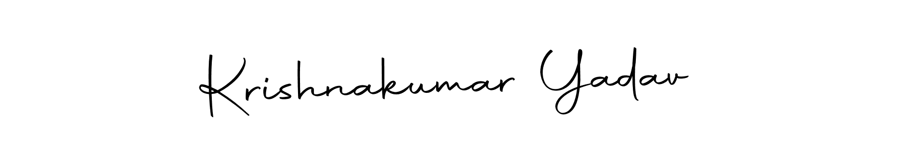 You should practise on your own different ways (Autography-DOLnW) to write your name (Krishnakumar Yadav) in signature. don't let someone else do it for you. Krishnakumar Yadav signature style 10 images and pictures png