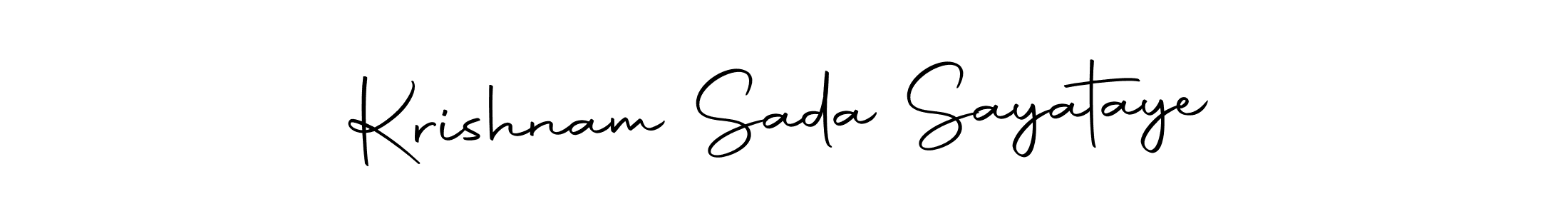 You should practise on your own different ways (Autography-DOLnW) to write your name (Krishnam Sada Sayataye) in signature. don't let someone else do it for you. Krishnam Sada Sayataye signature style 10 images and pictures png