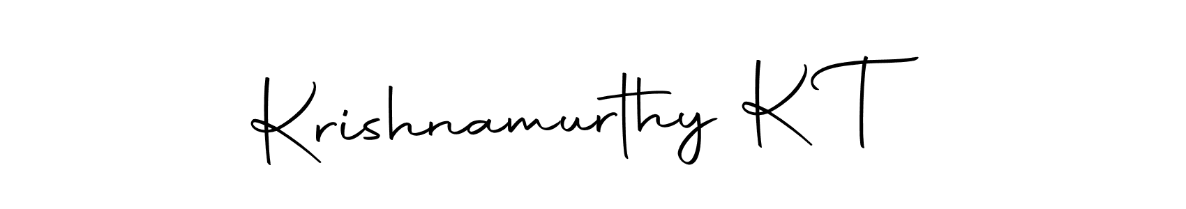 if you are searching for the best signature style for your name Krishnamurthy K T. so please give up your signature search. here we have designed multiple signature styles  using Autography-DOLnW. Krishnamurthy K T signature style 10 images and pictures png