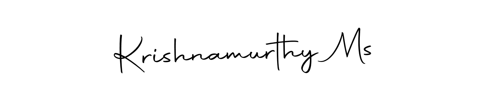 Make a beautiful signature design for name Krishnamurthy Ms. Use this online signature maker to create a handwritten signature for free. Krishnamurthy Ms signature style 10 images and pictures png