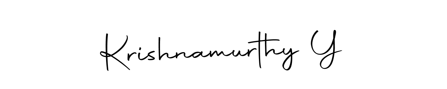 How to make Krishnamurthy Y name signature. Use Autography-DOLnW style for creating short signs online. This is the latest handwritten sign. Krishnamurthy Y signature style 10 images and pictures png