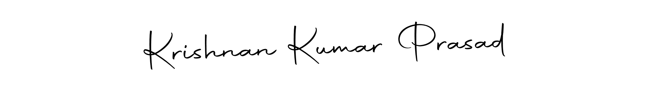 How to make Krishnan Kumar Prasad signature? Autography-DOLnW is a professional autograph style. Create handwritten signature for Krishnan Kumar Prasad name. Krishnan Kumar Prasad signature style 10 images and pictures png