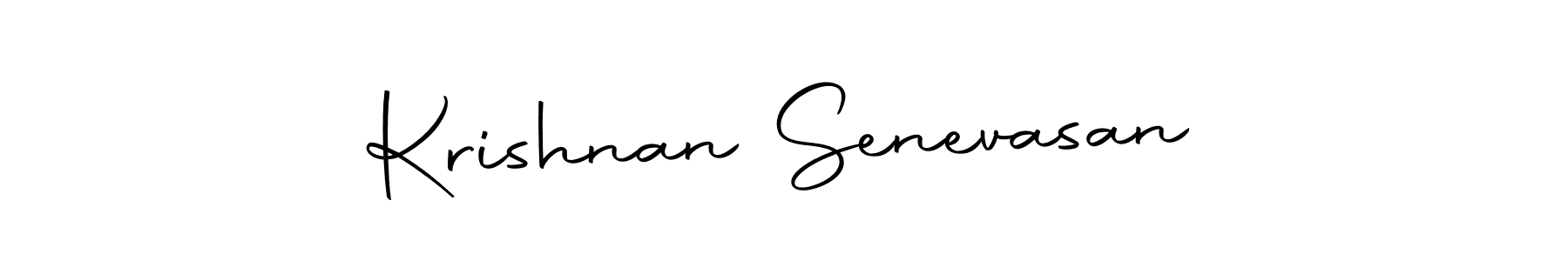 It looks lik you need a new signature style for name Krishnan Senevasan. Design unique handwritten (Autography-DOLnW) signature with our free signature maker in just a few clicks. Krishnan Senevasan signature style 10 images and pictures png