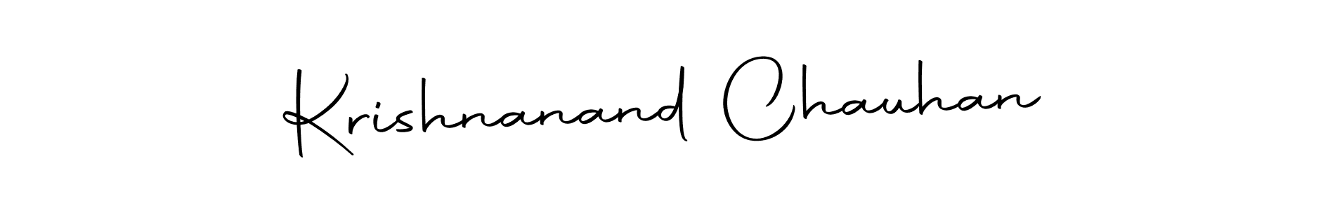 The best way (Autography-DOLnW) to make a short signature is to pick only two or three words in your name. The name Krishnanand Chauhan include a total of six letters. For converting this name. Krishnanand Chauhan signature style 10 images and pictures png