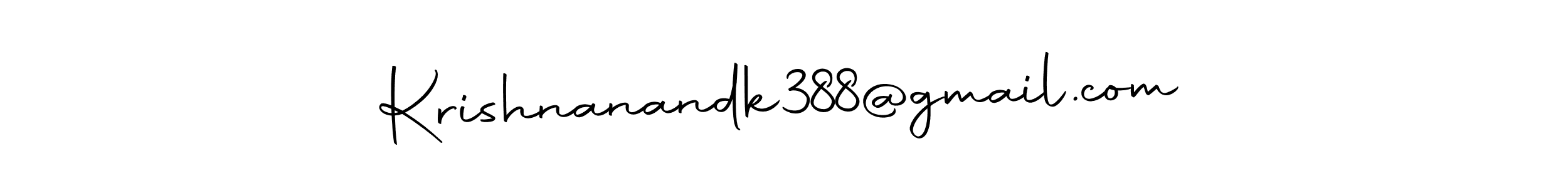 Make a beautiful signature design for name Krishnanandk388@gmail.com. Use this online signature maker to create a handwritten signature for free. Krishnanandk388@gmail.com signature style 10 images and pictures png