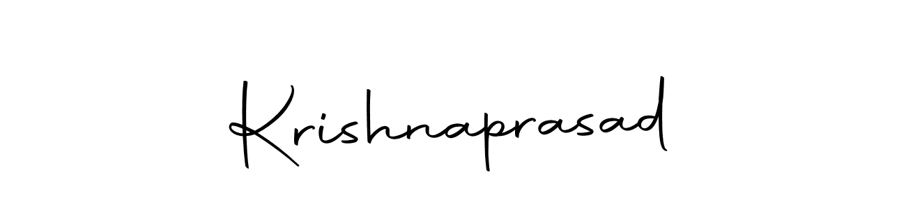 Also we have Krishnaprasad name is the best signature style. Create professional handwritten signature collection using Autography-DOLnW autograph style. Krishnaprasad signature style 10 images and pictures png