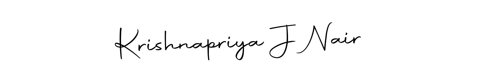 It looks lik you need a new signature style for name Krishnapriya J Nair. Design unique handwritten (Autography-DOLnW) signature with our free signature maker in just a few clicks. Krishnapriya J Nair signature style 10 images and pictures png