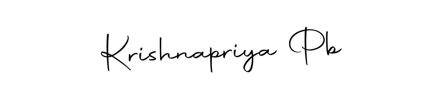 Here are the top 10 professional signature styles for the name Krishnapriya Pb. These are the best autograph styles you can use for your name. Krishnapriya Pb signature style 10 images and pictures png