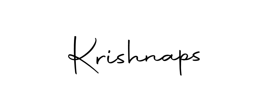 The best way (Autography-DOLnW) to make a short signature is to pick only two or three words in your name. The name Krishnaps include a total of six letters. For converting this name. Krishnaps signature style 10 images and pictures png