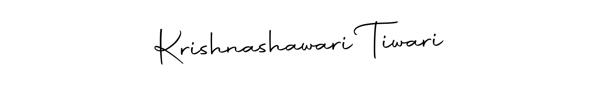 Design your own signature with our free online signature maker. With this signature software, you can create a handwritten (Autography-DOLnW) signature for name Krishnashawari Tiwari. Krishnashawari Tiwari signature style 10 images and pictures png