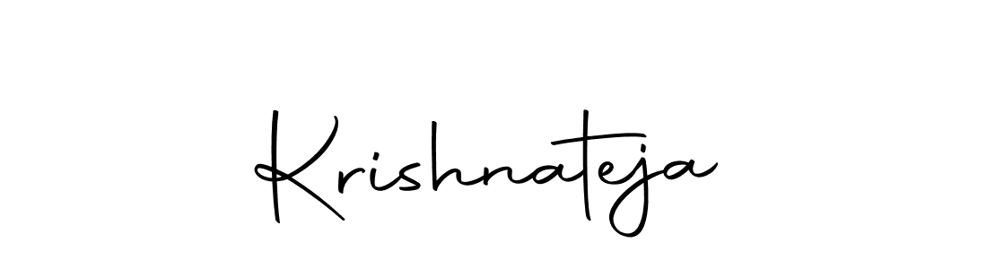 Make a beautiful signature design for name Krishnateja. With this signature (Autography-DOLnW) style, you can create a handwritten signature for free. Krishnateja signature style 10 images and pictures png