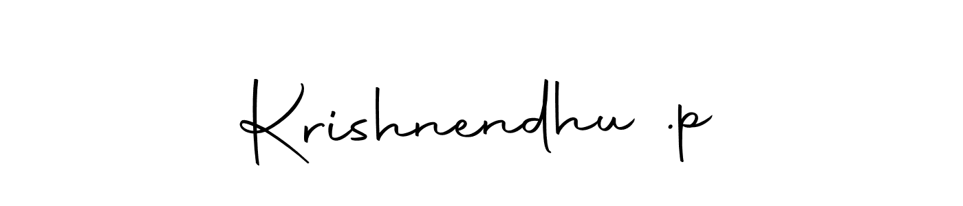 The best way (Autography-DOLnW) to make a short signature is to pick only two or three words in your name. The name Krishnendhu .p include a total of six letters. For converting this name. Krishnendhu .p signature style 10 images and pictures png