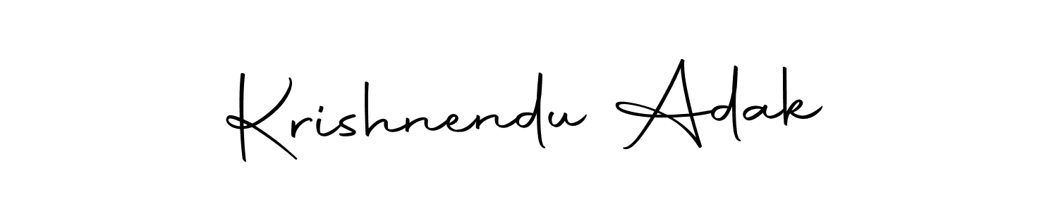 Use a signature maker to create a handwritten signature online. With this signature software, you can design (Autography-DOLnW) your own signature for name Krishnendu Adak. Krishnendu Adak signature style 10 images and pictures png