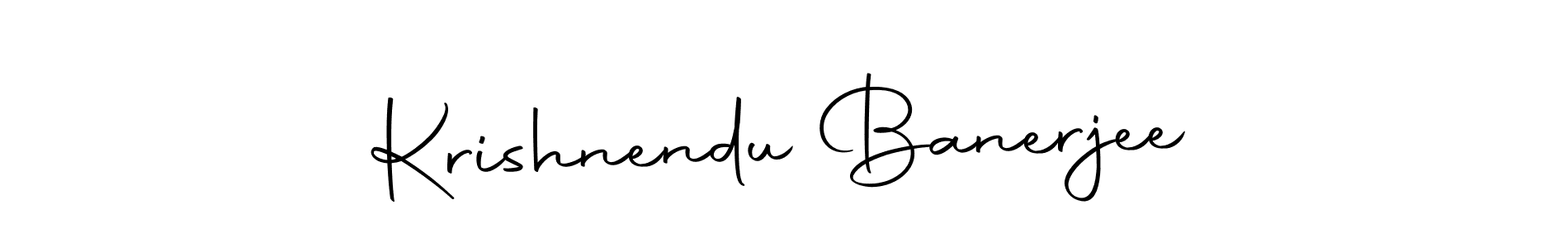 How to make Krishnendu Banerjee name signature. Use Autography-DOLnW style for creating short signs online. This is the latest handwritten sign. Krishnendu Banerjee signature style 10 images and pictures png