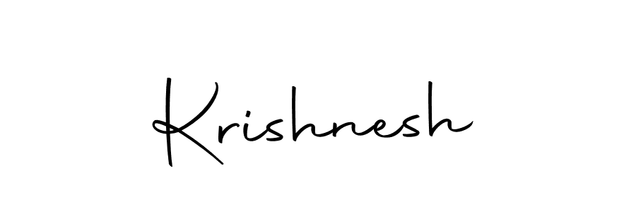 How to make Krishnesh signature? Autography-DOLnW is a professional autograph style. Create handwritten signature for Krishnesh name. Krishnesh signature style 10 images and pictures png