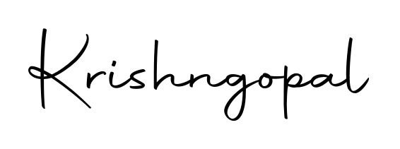 A classic penmanship look for Krishngopal. The Autography-DOLnW font brings timeless elegance and confidence to every signed document. Krishngopal signature style 10 images and pictures png