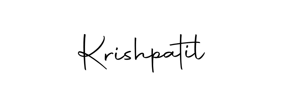 How to make Krishpatil name signature. Use Autography-DOLnW style for creating short signs online. This is the latest handwritten sign. Krishpatil signature style 10 images and pictures png