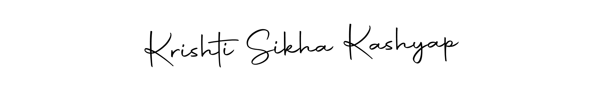 Make a beautiful signature design for name Krishti Sikha Kashyap. Use this online signature maker to create a handwritten signature for free. Krishti Sikha Kashyap signature style 10 images and pictures png