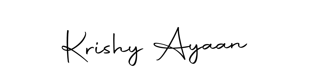 Once you've used our free online signature maker to create your best signature Autography-DOLnW style, it's time to enjoy all of the benefits that Krishy Ayaan name signing documents. Krishy Ayaan signature style 10 images and pictures png