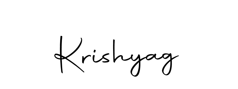 Create a beautiful signature design for name Krishyag. With this signature (Autography-DOLnW) fonts, you can make a handwritten signature for free. Krishyag signature style 10 images and pictures png